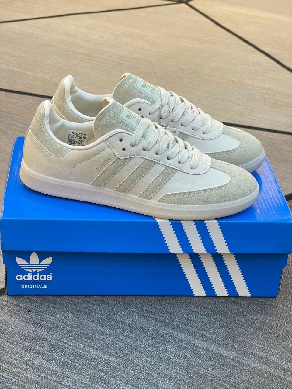 adidas samba beige