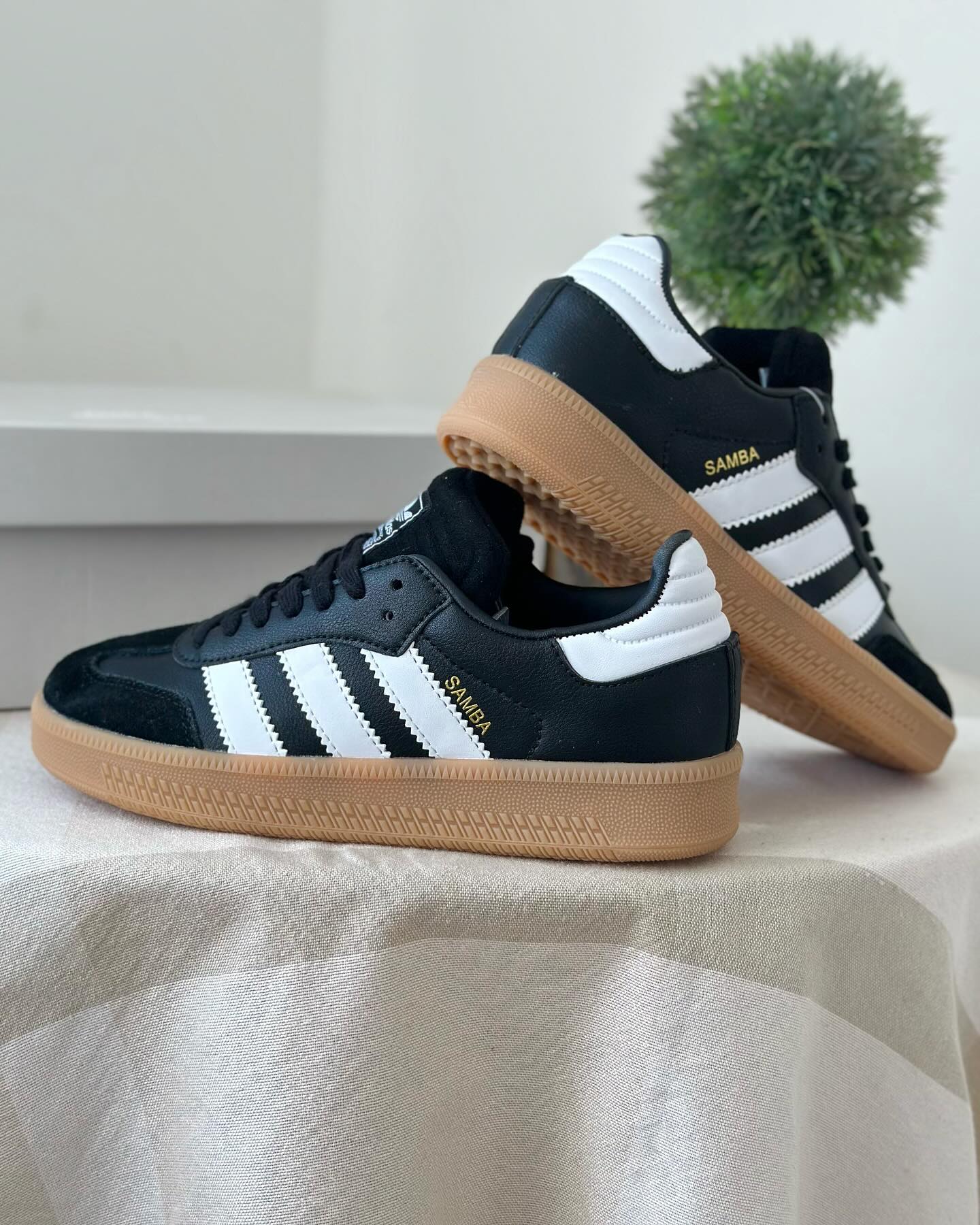 adidas samba plataforma negra