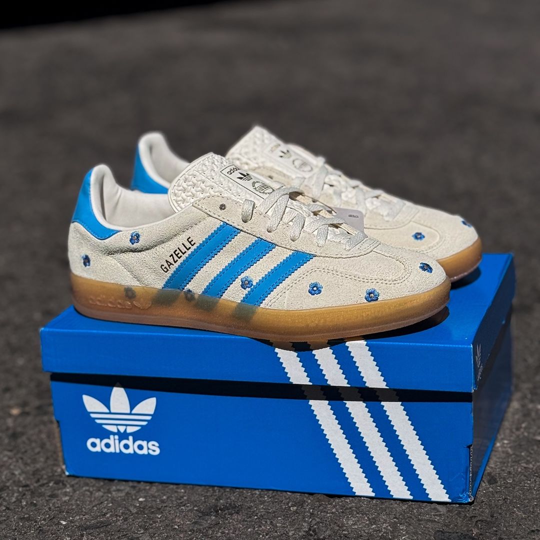 adidas gazelle 🌸 azul