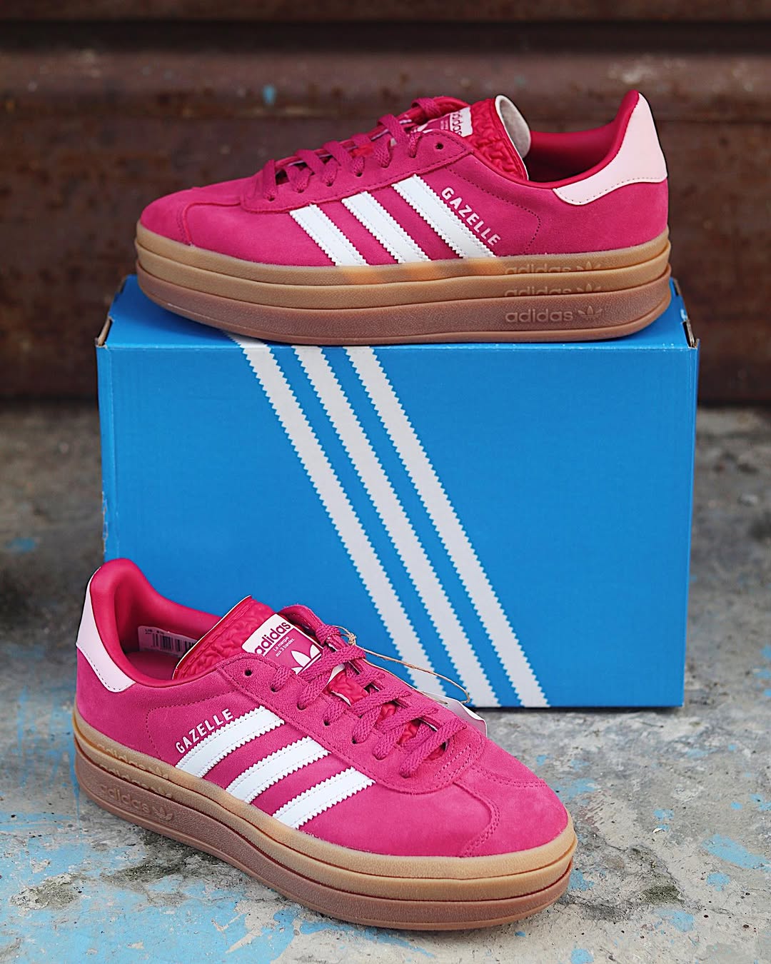 adidas gazelle plataforma