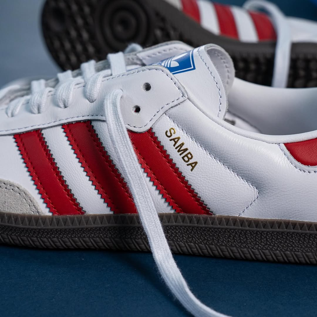 adidas samba "clasica" : rojo