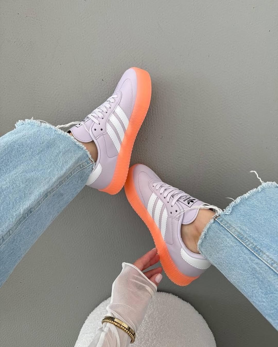 adidas samba plataforma 💜