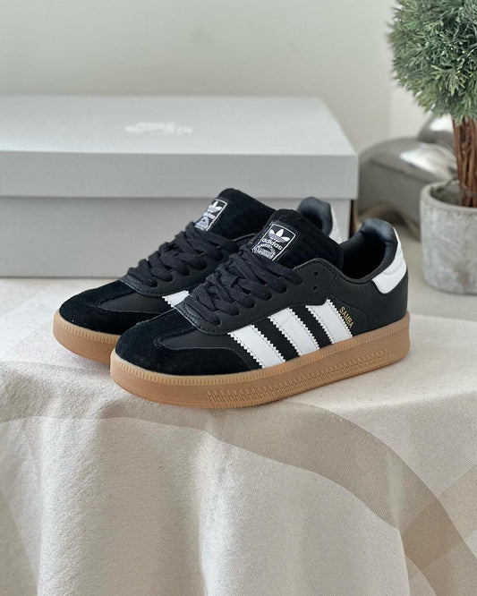adidas samba plataforma negra