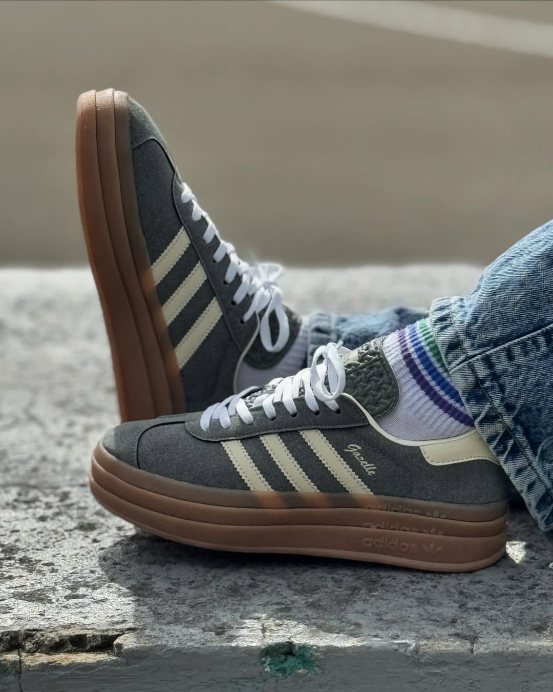 adidas gazelle plataforma
