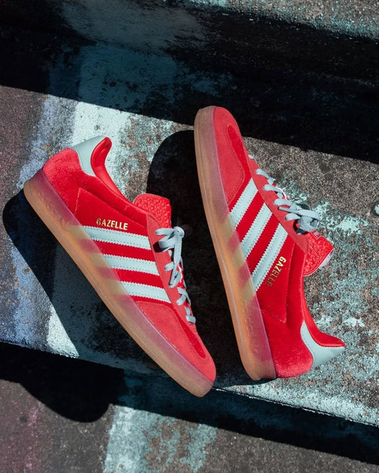 adidas gazellle rojas