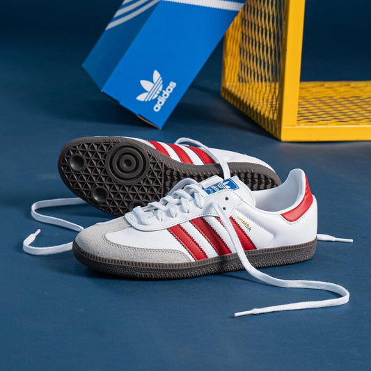 adidas samba "clasica" : rojo
