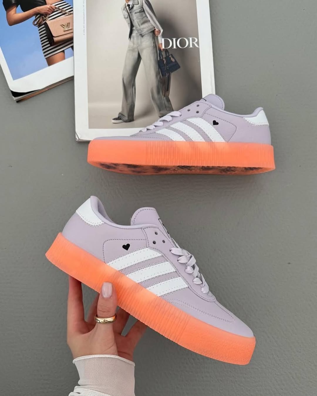 adidas samba plataforma 💜