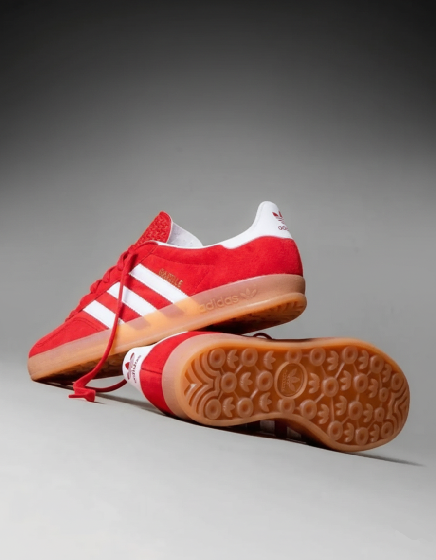 adidas gazellle rojas
