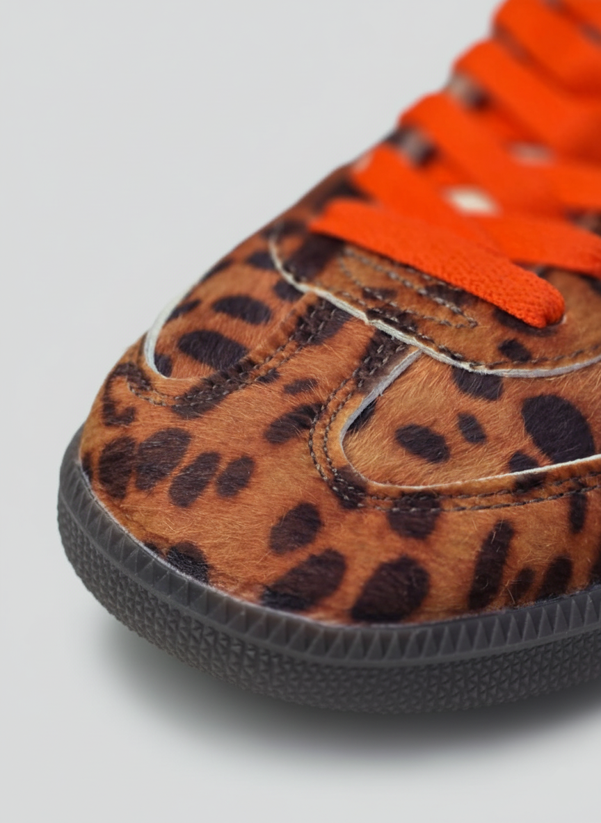 adidas samba animal print