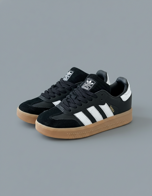 adidas samba plataforma negra